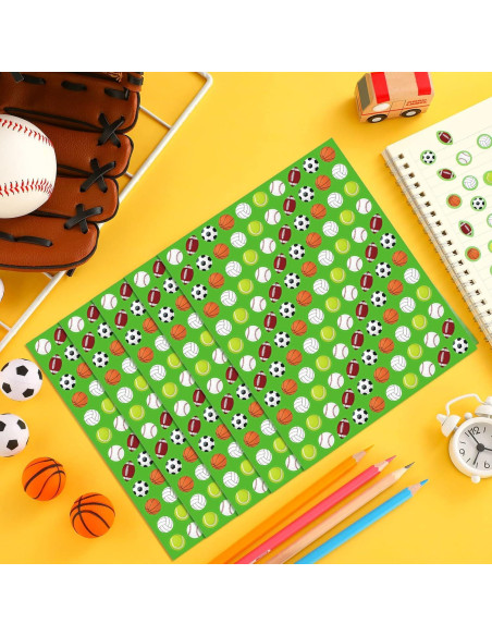 3000 Calcomanías Deportivas Geyee para Niños Multicolor