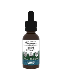 Extracto de Reishi Host Defense 30ml - Suplemento Inmunológico y Energético