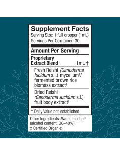 Extracto de Reishi Host Defense 30ml - Suplemento Inmunológico y Energético 2
