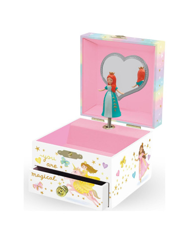 Caja de Joyería Musical Giggle & Honey Princesa 12.1x10.8 cm
