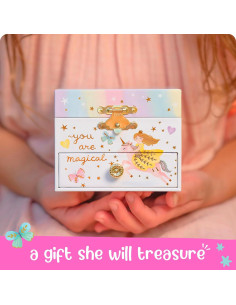 Caja de Joyería Musical Giggle & Honey Princesa 12.1x10.8 cm 2