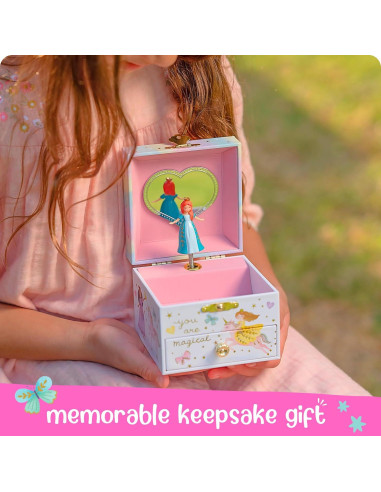 Caja de Joyería Musical Giggle & Honey Princesa 12.1x10.8 cm