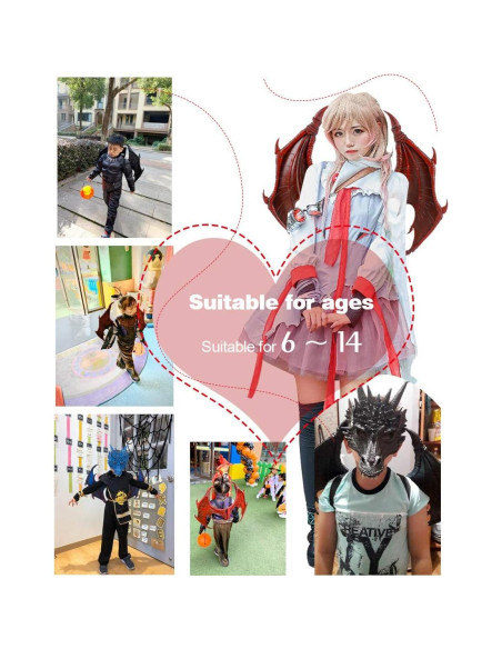 Alas de Dragón Demonio NewL para Niños 60 cm - Halloween 2025