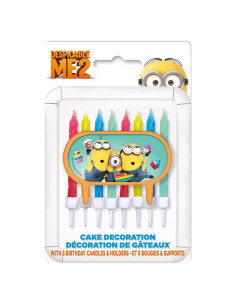 Kit de Decoración de Pastel Mi Villano Favorito con Velas