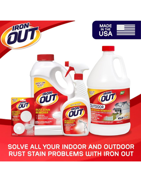 Gel en Spray Removedor de Manchas de Óxido Iron OUT 680g