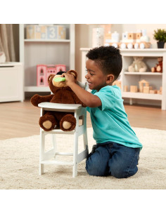 Silla Alta de Juego Melissa & Doug para Muñecas - Blanca 2