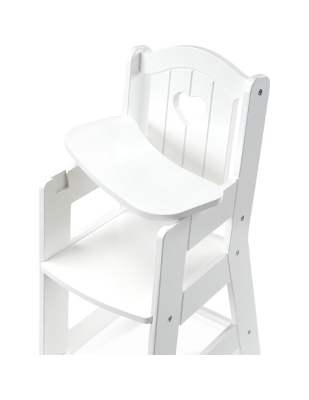 Silla Alta de Juego Melissa & Doug para Muñecas - Blanca