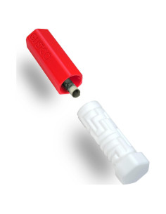 Caja de Regalo Laberinto Glistco Blanco y Rojo 10x10 cm