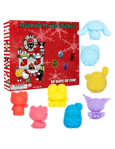 Calendario de Adviento Hello Kitty 50 Aniversario - 24 Juguetes Squishy