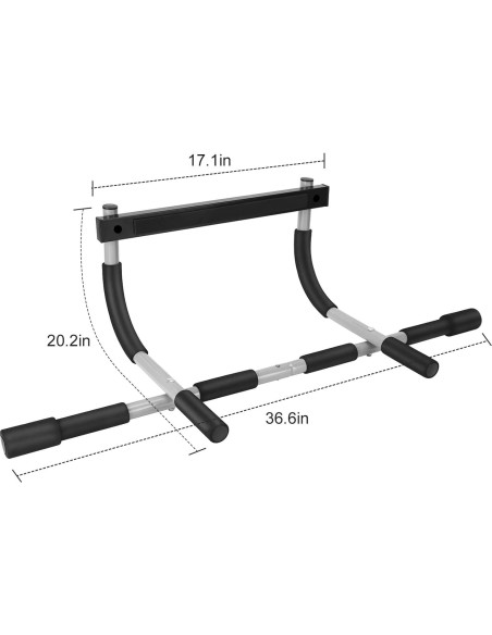 Barra de Dominadas Ajustable MOMODA - Acero Alta Resistencia 200kg