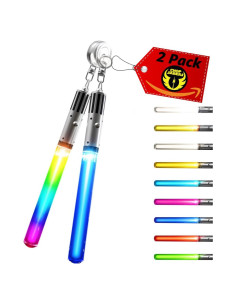 Llavero Espada de Luz LED Star Wars KC 2 - 8 Modos de Color