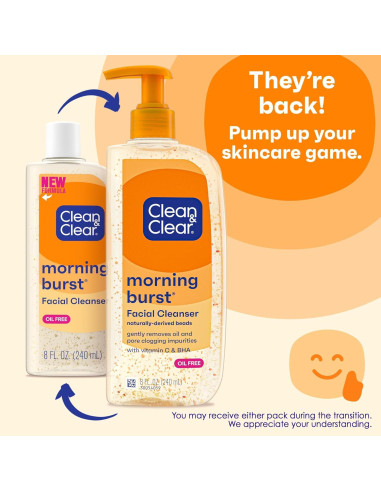 Clean & Clear Paquete 2 Limpiadores Faciales 240 ml