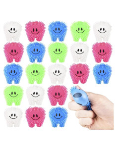 Set de 24 Mini Puffers de Dientes ArtCreativity - Juguetes Apretables para Niños