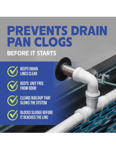 Tabletas Limpiadoras de Drenaje de AC FORTIVO - 200 Unidades 2