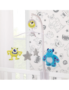 Móvil Musical Peluche Disney Monsters, Inc. Sully y Mike 2