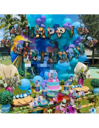 Banner de Feliz Cumpleaños Seyal Raya 3.66m x 15cm Decoración