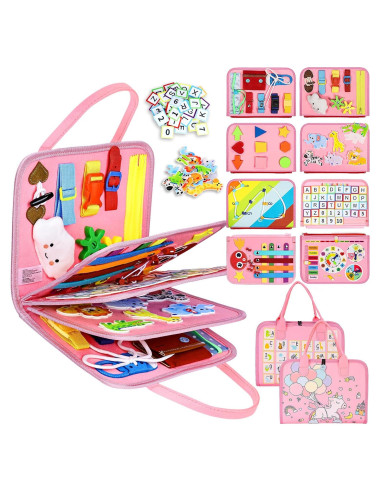 Tablero Ocupado Montessori Esjay para Niños 3+ Caballo de Hada