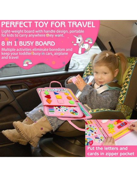 Tablero Ocupado Montessori Esjay para Niños 3+ Caballo de Hada Tablero Ocupado Montessori Esjay para Niños 3+ Caballo de Hada