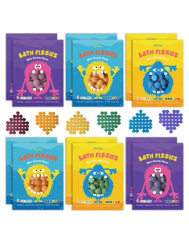 Tabletas de Color para Baño Elfinbay 360 Unidades No Tóxicas