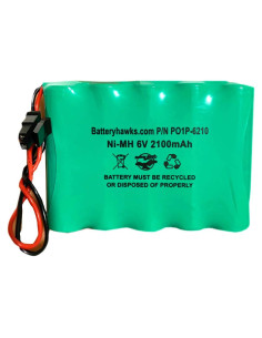 Batería recargable Ni-MH 6V 2100mAh XTi-5 Simon UTC