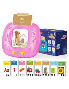 Tarjetas de Flash Bilingües HOMESTEC 288 Palabras para Niños 3-5 Años