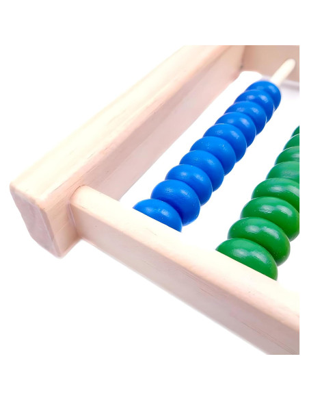 Ábaco de Madera MAGIKON 5 Filas para Aprender Matemáticas