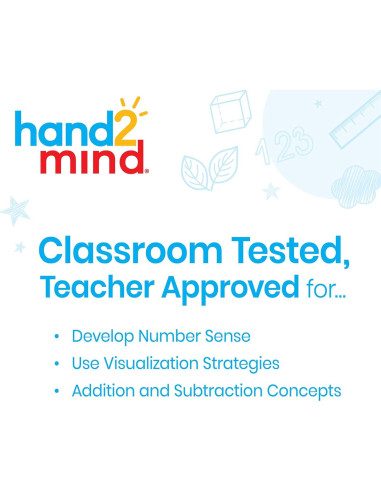 Centro de Aprendizaje Rekenrek Pop-Up Hand2mind, Matemáticas