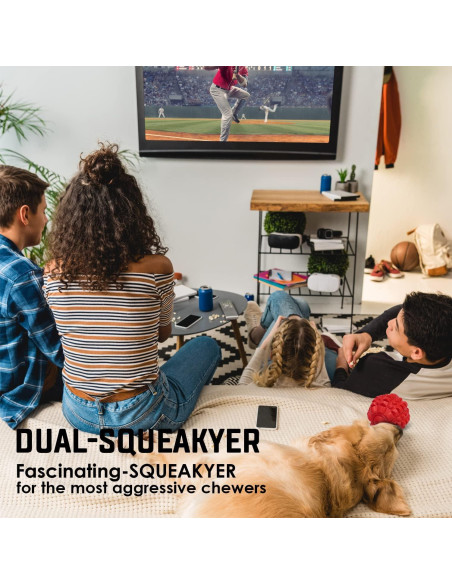 Juguete para Perros VANFINE Squeaky Indestructible 15.95cm Juguete para Perros VANFINE Squeaky Indestructible 15.95cm