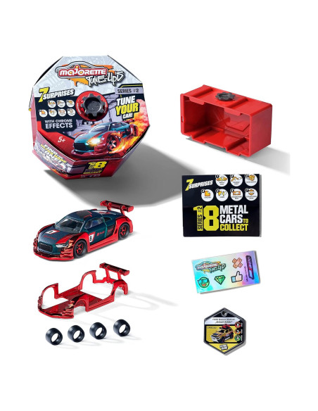 Set de Coches Miniatura Majorette Tune Up's 2 - 7 Sorpresas