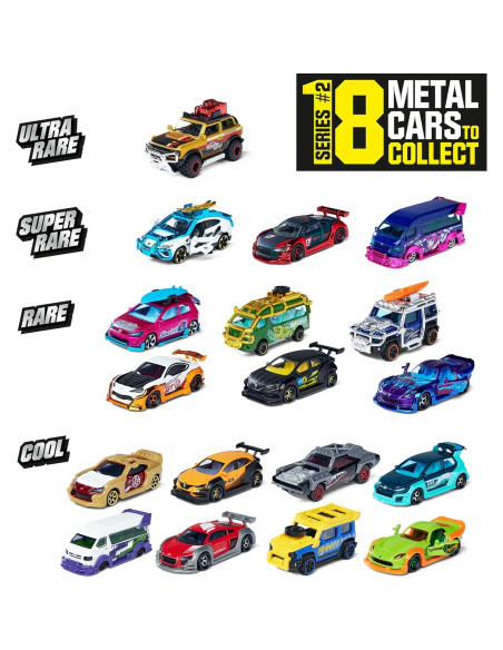 Set de Coches Miniatura Majorette Tune Up's 2 - 7 Sorpresas