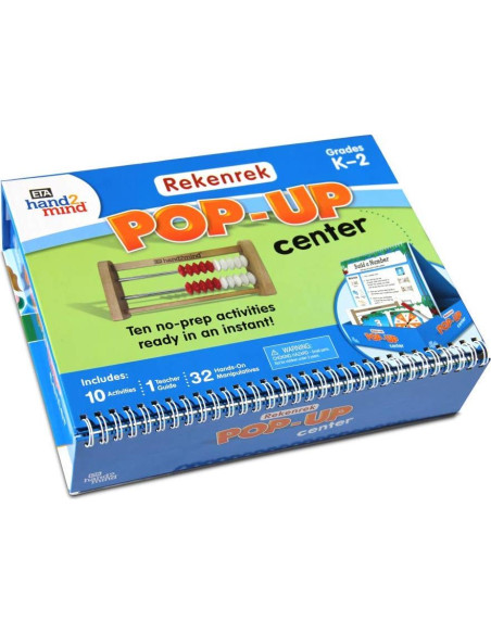 Centro de Aprendizaje Rekenrek Pop-Up Hand2mind, Matemáticas