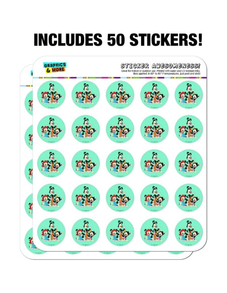 Calendario de Planificación Animaniacs - 50 Pegatinas Mate