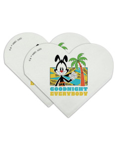 Marcadores de Corazón de Cuero Sintético Graphics & More - Set de 2