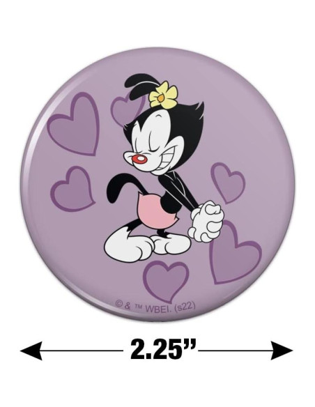 Imán de Botón Animaniacs Dot Hearts 5.7 cm - Graphics & More