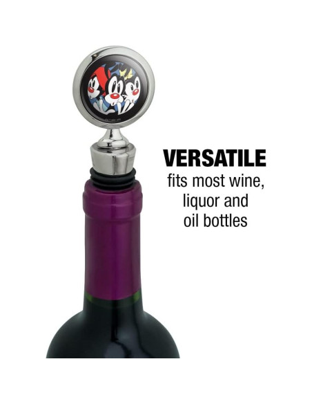 Tapón de Botella de Vino Animaniacs Graphics & More 3.8x11.4cm Tapón de Botella de Vino Animaniacs Graphics & More 3.8x11.4cm