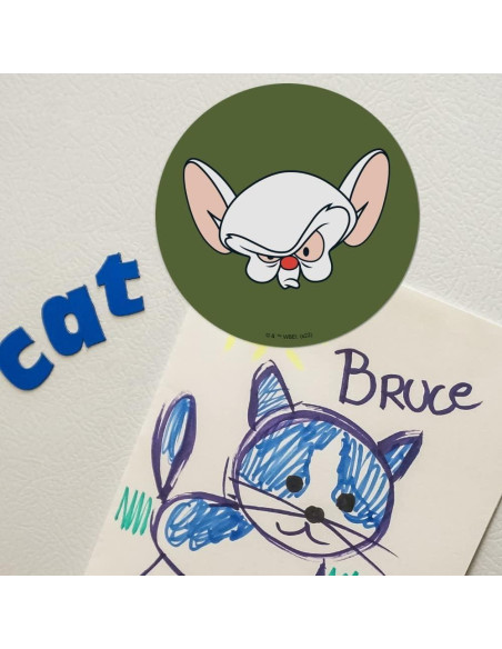 Imán de Vinilo Pinky y el Cerebro 14cm - Graphics and More