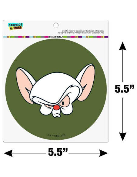 Imán de Vinilo Pinky y el Cerebro 14cm - Graphics and More