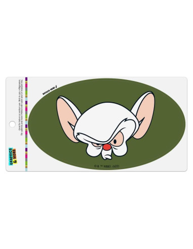 Imán Ovalado Pinky y El Cerebro - Graphics & More - 17.8x10.2cm