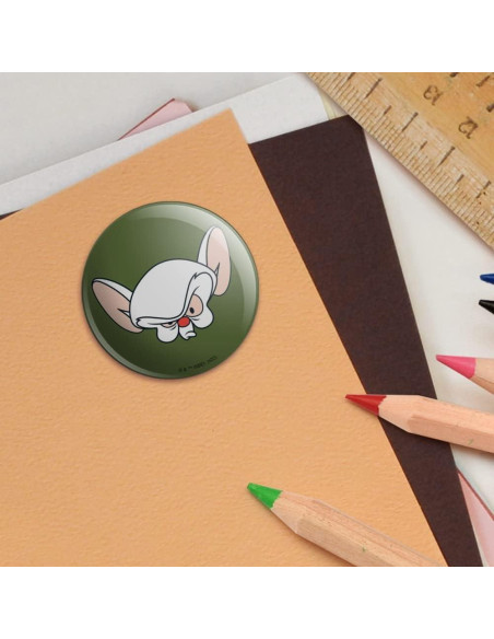 Stickers Puffy Pinky y el Cerebro - 9 Stickers 3D Coloridos