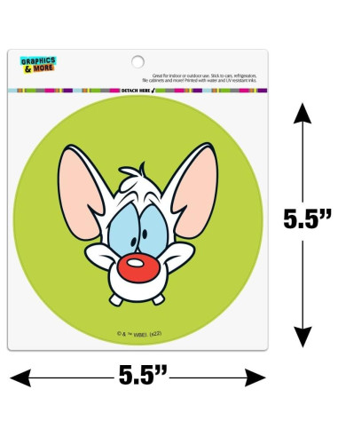 Imán de Vinilo Pinky y el Cerebro 14cm - Graphics & More