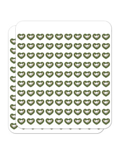 Pegatinas Corazón Pinky y Cerebro - 200 Unidades Mate