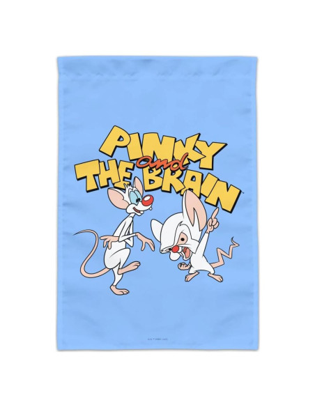 Bandera de Jardín Pinky y el Cerebro 48x33 cm Graphics & More