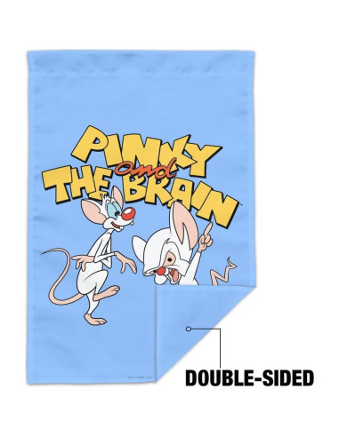 Bandera de Jardín Pinky y el Cerebro 48x33 cm Graphics & More