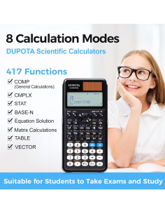 Calculadora Científica DUPOTA OA-991ES Plus 417 Funciones 2