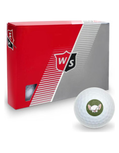 Pelotas de Golf Wilson Pinky y el Cerebro 12 Pack Premium