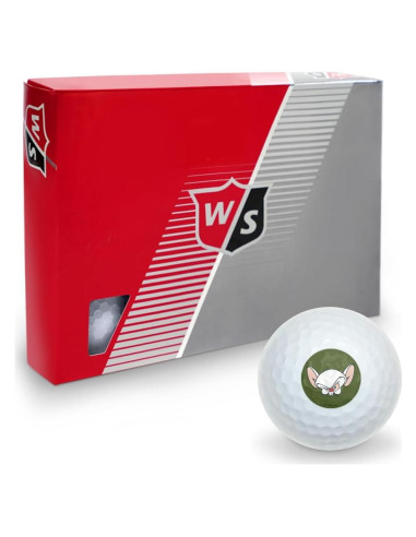 Pelotas de Golf Wilson Pinky y el Cerebro 12 Pack Premium