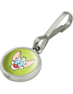 Tirador de Cremallera Pinky y Cerebro - Encanto Antiguo 15mm 2