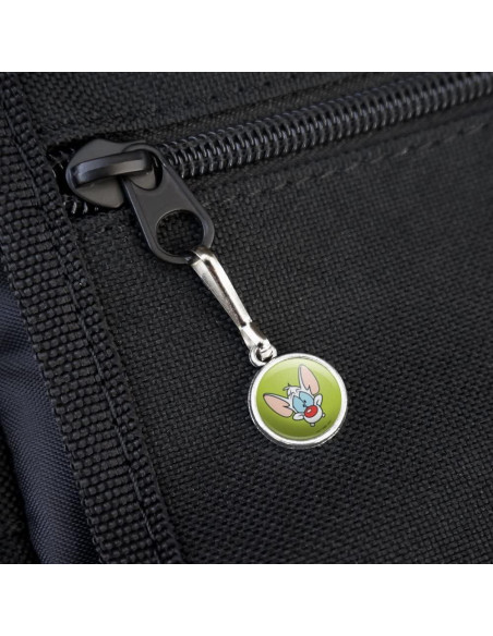 Tirador de Cremallera Pinky y Cerebro - Encanto Antiguo 15mm