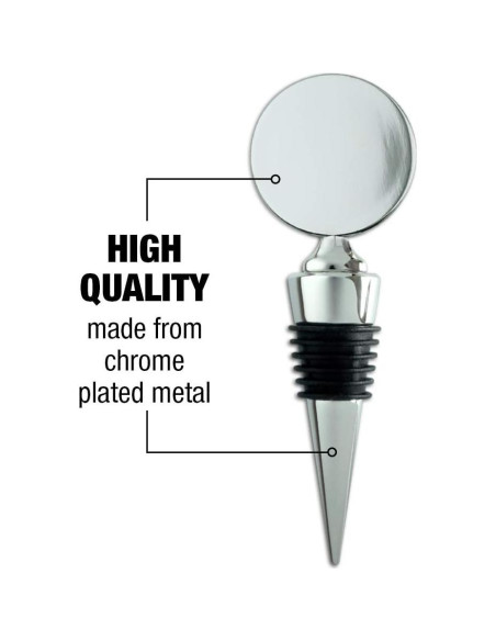 Tapón de Botella de Vino Pinky y el Cerebro - Metal Cromado Tapón de Botella de Vino Pinky y el Cerebro - Metal Cromado