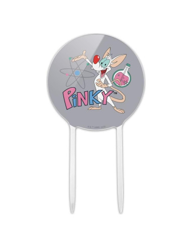 Adorno de Pastel Pinky y el Cerebro 18.42 cm - Licenciado